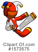 Orange Design Mascot Clipart #1573575 by Leo Blanchette