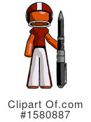 Orange Design Mascot Clipart #1580887 by Leo Blanchette