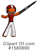 Orange Design Mascot Clipart #1580890 by Leo Blanchette