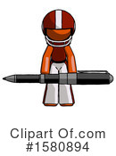 Orange Design Mascot Clipart #1580894 by Leo Blanchette