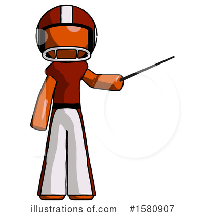 Royalty-Free (RF) Orange Design Mascot Clipart Illustration by Leo Blanchette - Stock Sample #1580907