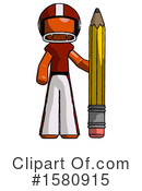 Orange Design Mascot Clipart #1580915 by Leo Blanchette