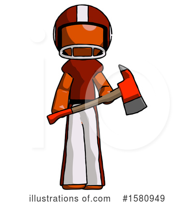 Royalty-Free (RF) Orange Design Mascot Clipart Illustration by Leo Blanchette - Stock Sample #1580949