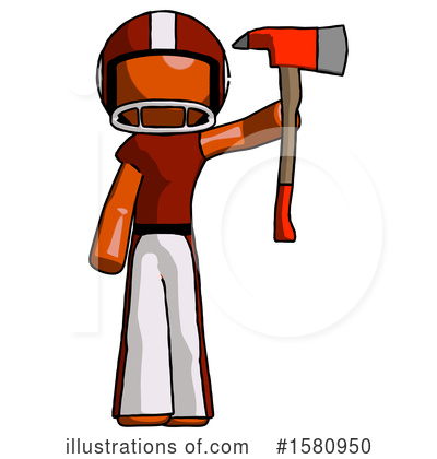 Royalty-Free (RF) Orange Design Mascot Clipart Illustration by Leo Blanchette - Stock Sample #1580950