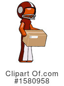 Orange Design Mascot Clipart #1580958 by Leo Blanchette