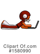 Orange Design Mascot Clipart #1580990 by Leo Blanchette