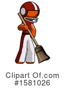 Orange Design Mascot Clipart #1581026 by Leo Blanchette