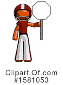 Orange Design Mascot Clipart #1581053 by Leo Blanchette