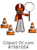 Orange Design Mascot Clipart #1581054 by Leo Blanchette