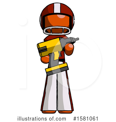 Royalty-Free (RF) Orange Design Mascot Clipart Illustration by Leo Blanchette - Stock Sample #1581061