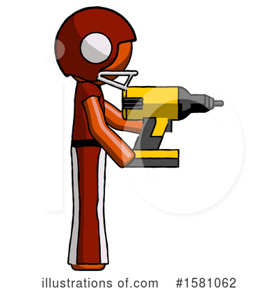 Royalty-Free (RF) Orange Design Mascot Clipart Illustration by Leo Blanchette - Stock Sample #1581062