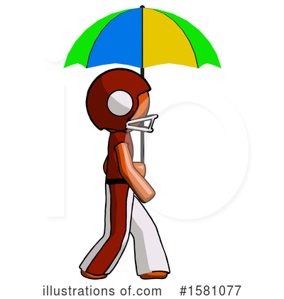 Royalty-Free (RF) Orange Design Mascot Clipart Illustration by Leo Blanchette - Stock Sample #1581077