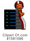 Orange Design Mascot Clipart #1581086 by Leo Blanchette