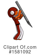 Orange Design Mascot Clipart #1581092 by Leo Blanchette