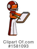 Orange Design Mascot Clipart #1581093 by Leo Blanchette
