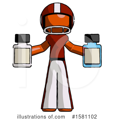Royalty-Free (RF) Orange Design Mascot Clipart Illustration by Leo Blanchette - Stock Sample #1581102