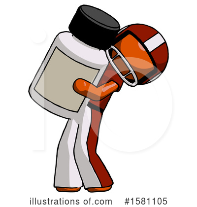 Royalty-Free (RF) Orange Design Mascot Clipart Illustration by Leo Blanchette - Stock Sample #1581105