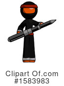 Orange Design Mascot Clipart #1583983 by Leo Blanchette