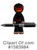 Orange Design Mascot Clipart #1583984 by Leo Blanchette