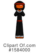 Orange Design Mascot Clipart #1584000 by Leo Blanchette