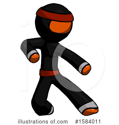 Royalty-Free (RF) Orange Design Mascot Clipart Illustration by Leo Blanchette - Stock Sample #1584011