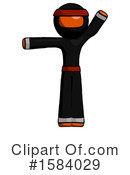 Orange Design Mascot Clipart #1584029 by Leo Blanchette