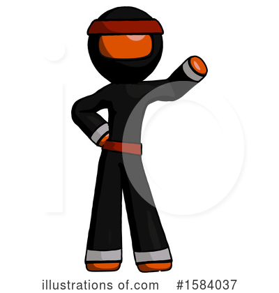 Royalty-Free (RF) Orange Design Mascot Clipart Illustration by Leo Blanchette - Stock Sample #1584037