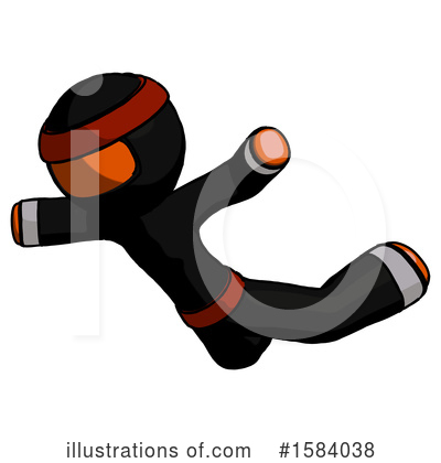 Royalty-Free (RF) Orange Design Mascot Clipart Illustration by Leo Blanchette - Stock Sample #1584038