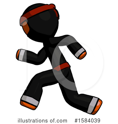 Royalty-Free (RF) Orange Design Mascot Clipart Illustration by Leo Blanchette - Stock Sample #1584039
