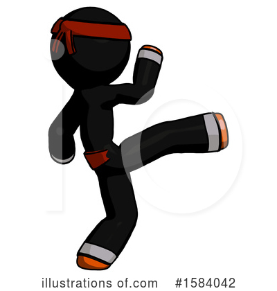 Royalty-Free (RF) Orange Design Mascot Clipart Illustration by Leo Blanchette - Stock Sample #1584042