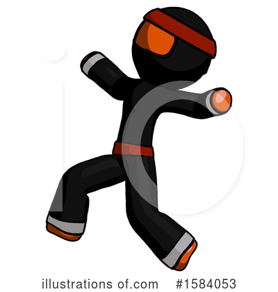 Royalty-Free (RF) Orange Design Mascot Clipart Illustration by Leo Blanchette - Stock Sample #1584053
