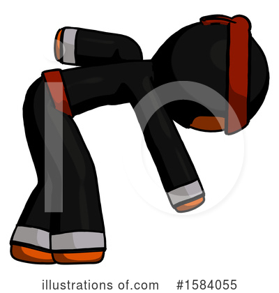 Royalty-Free (RF) Orange Design Mascot Clipart Illustration by Leo Blanchette - Stock Sample #1584055