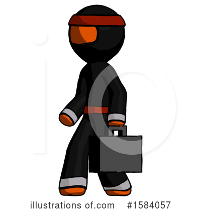 Royalty-Free (RF) Orange Design Mascot Clipart Illustration by Leo Blanchette - Stock Sample #1584057