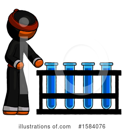 Royalty-Free (RF) Orange Design Mascot Clipart Illustration by Leo Blanchette - Stock Sample #1584076