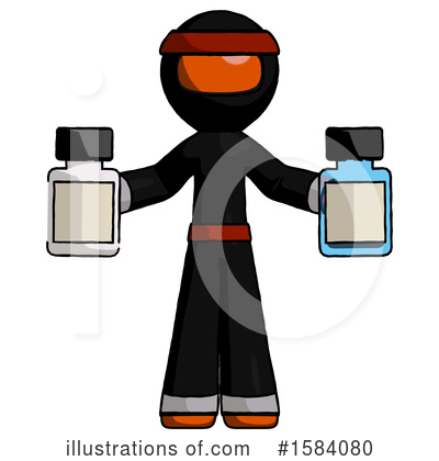 Royalty-Free (RF) Orange Design Mascot Clipart Illustration by Leo Blanchette - Stock Sample #1584080