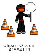 Orange Design Mascot Clipart #1584118 by Leo Blanchette