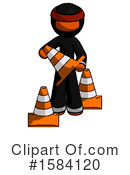 Orange Design Mascot Clipart #1584120 by Leo Blanchette