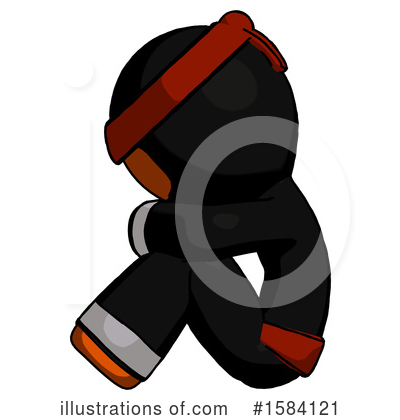 Royalty-Free (RF) Orange Design Mascot Clipart Illustration by Leo Blanchette - Stock Sample #1584121