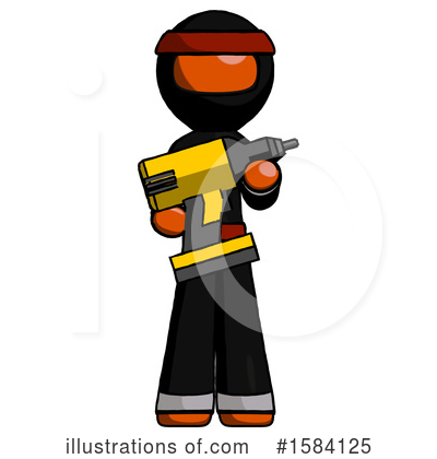 Royalty-Free (RF) Orange Design Mascot Clipart Illustration by Leo Blanchette - Stock Sample #1584125