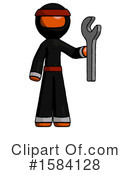 Orange Design Mascot Clipart #1584128 by Leo Blanchette