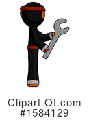 Orange Design Mascot Clipart #1584129 by Leo Blanchette