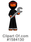 Orange Design Mascot Clipart #1584130 by Leo Blanchette