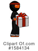 Orange Design Mascot Clipart #1584134 by Leo Blanchette