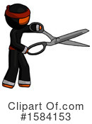 Orange Design Mascot Clipart #1584153 by Leo Blanchette