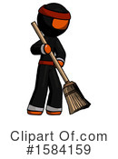 Orange Design Mascot Clipart #1584159 by Leo Blanchette