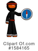 Orange Design Mascot Clipart #1584165 by Leo Blanchette