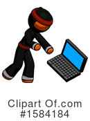 Orange Design Mascot Clipart #1584184 by Leo Blanchette