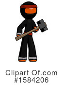 Orange Design Mascot Clipart #1584206 by Leo Blanchette