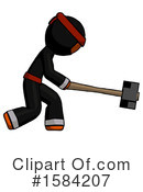 Orange Design Mascot Clipart #1584207 by Leo Blanchette