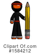 Orange Design Mascot Clipart #1584212 by Leo Blanchette